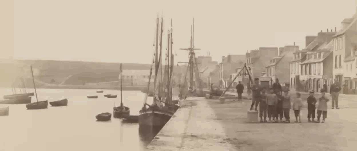 « Environs de Morgat, Camaret », Armand Peugeot, 1885